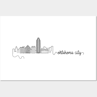 Oklahoma City City Signature Posters and Art